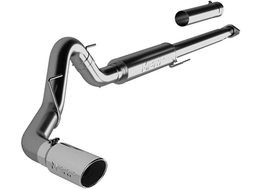 MBRP, Inc. - 2015 - 2017 Ford F150 EcoBoost 4 - Inch Single Cat Back Exhaust System