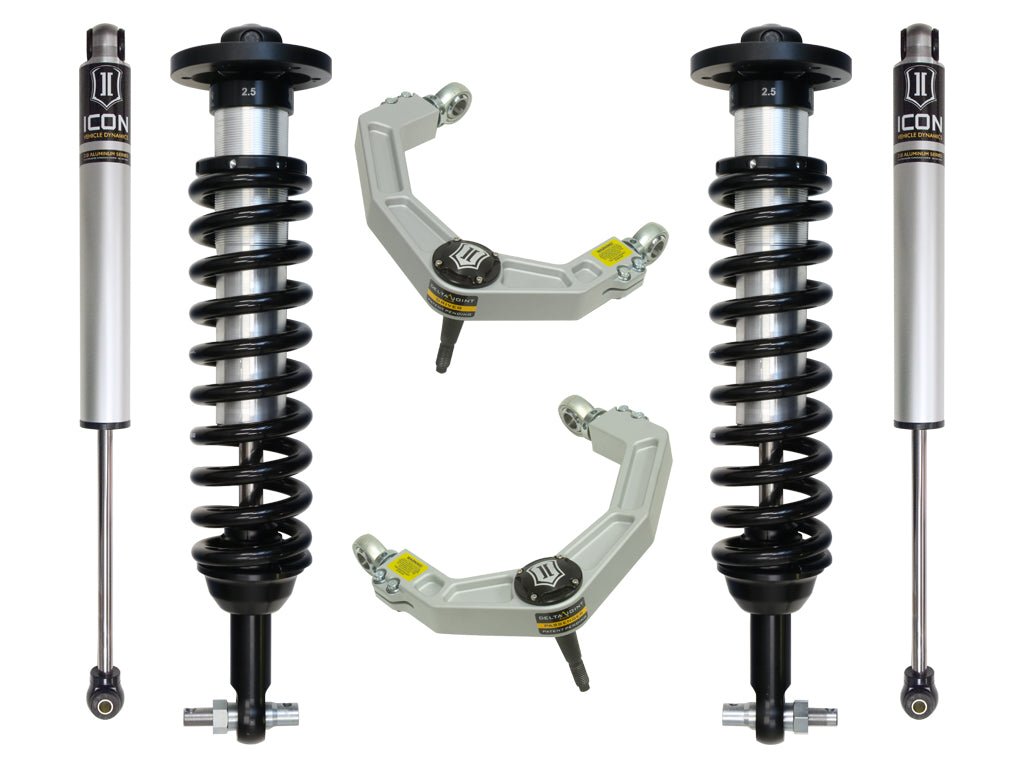 ICON Vehicle Dynamics - 2015 - 2020 FORD F150 2WD 0 - 3" LIFT STAGE 2 SUSPENSION SYSTEM WITH BILLET UCA