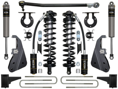 ICON Vehicle Dynamics - 2017 - 2022 FORD F - 250/F - 350 4 - 5.5" LIFT STAGE 2 COILOVER CONVERSION SYSTEM
