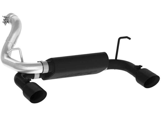 2018+ Wrangler JL 3.6L Dual Rear Exit 2-1/2" Black Axle Back Exhaust System
