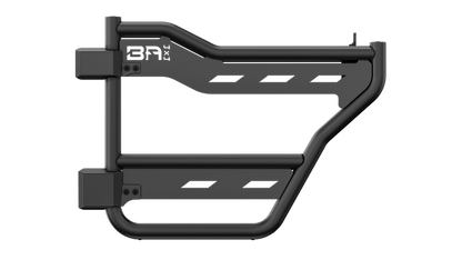 Body Armor 4x4 - 2021 - 2024 Ford Bronco Rear Tube Doors With Webbing, Pair
