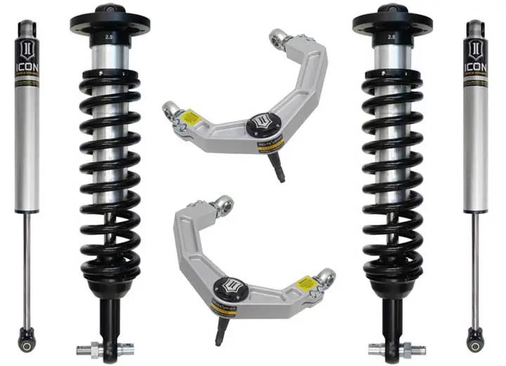 2021 Ford F150 4WD Stage 2 Suspension System with Billet Upper Control Arms - 0-2.75 Lift Icon Vehicle Dynamics