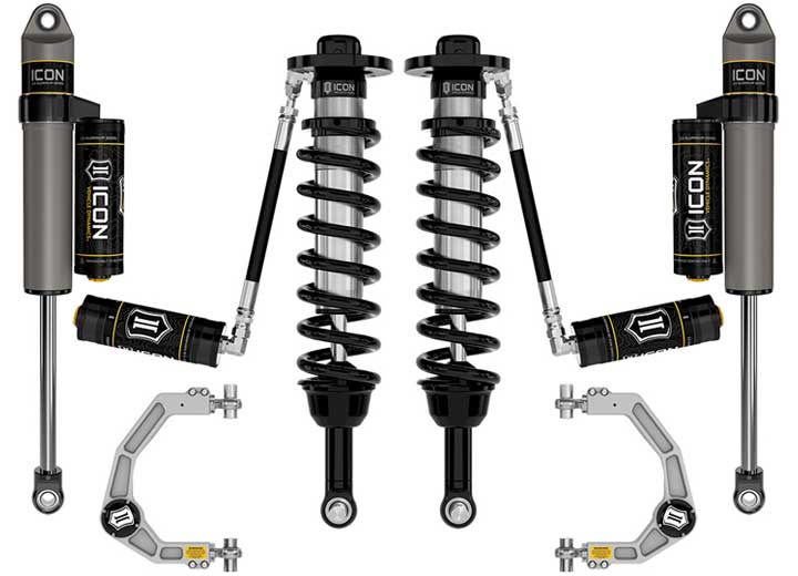 2021 Ford F150 4WD Stage 3 Adjustable Suspension System with Billet Upper Control Arms