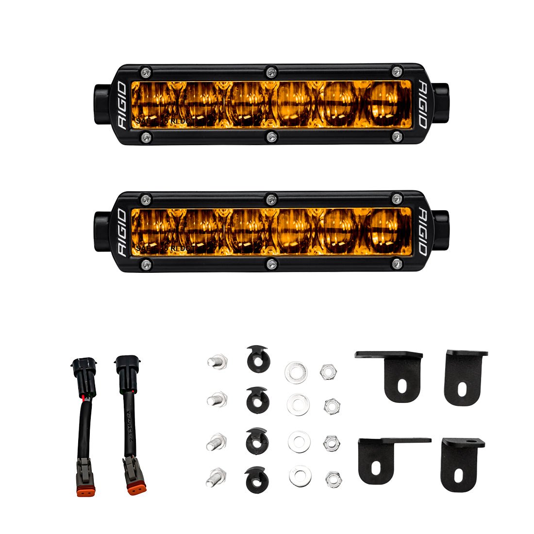 RIGID Industries - 2022+ Toyota Tundra 6 Inch SR - Series Selective Yellow Fog Light Kit