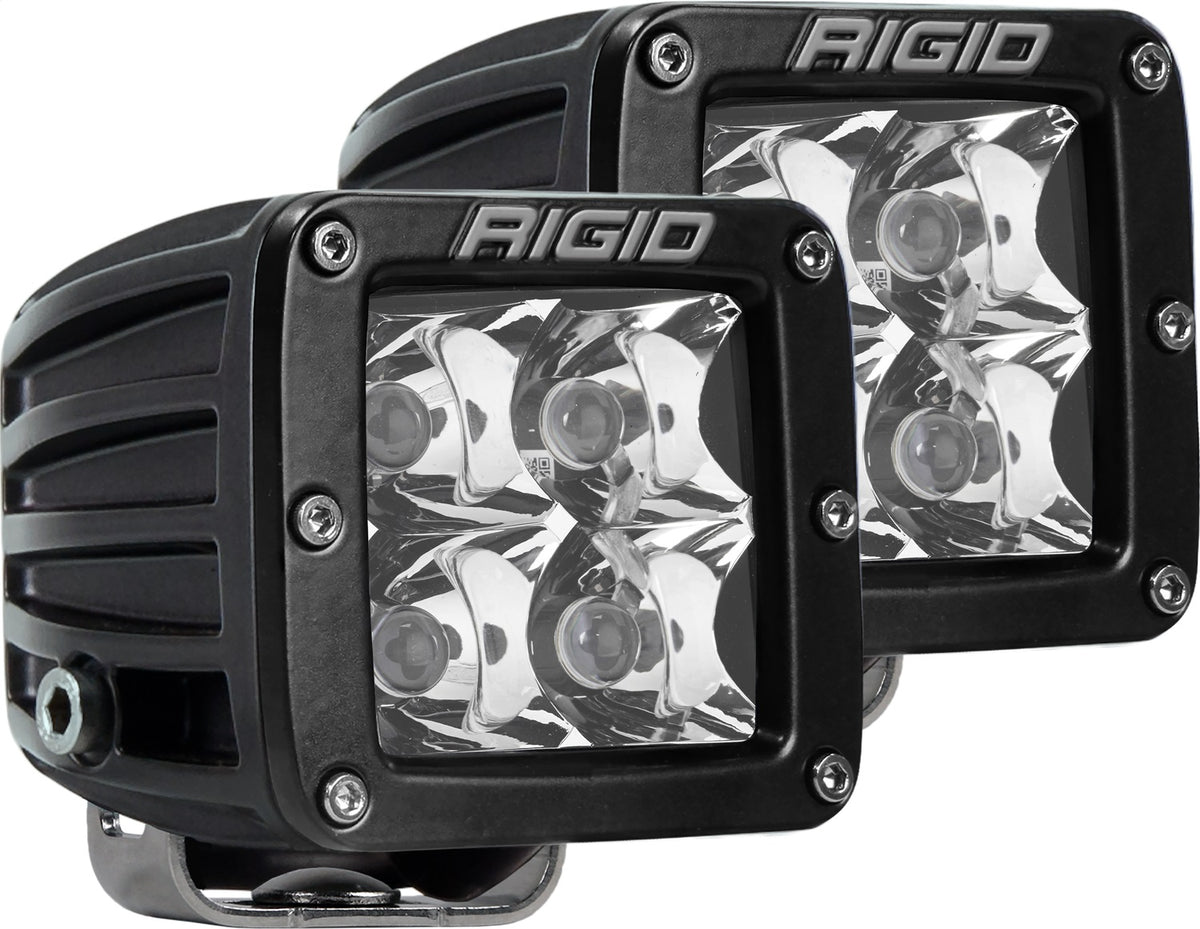 RIGID 202213 D-Series PRO LED Light, Spot Optic, Surface Mount, Pair