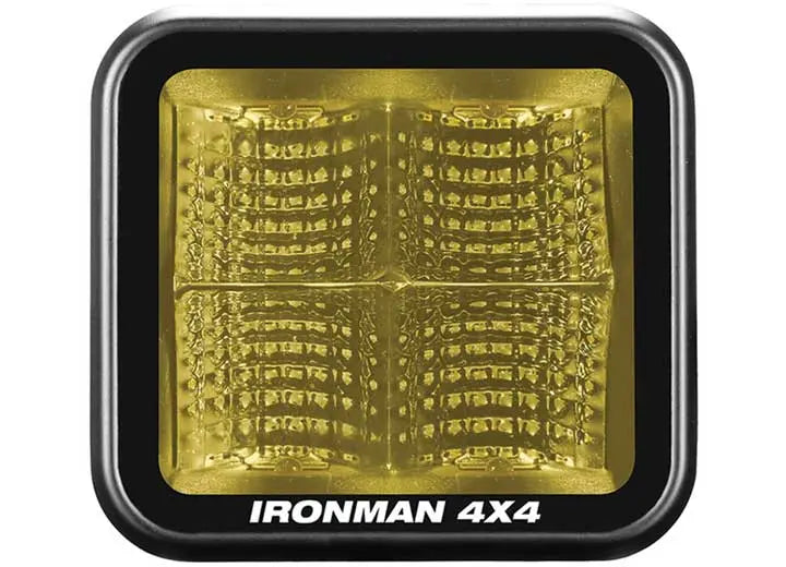 20W Amber LED Cube Flood Light Kit - 2.8 Inch Ironman 4x4