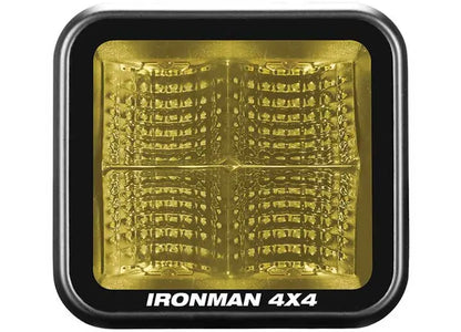 20W Amber LED Cube Flood Light Kit - 2.8 Inch Ironman 4x4