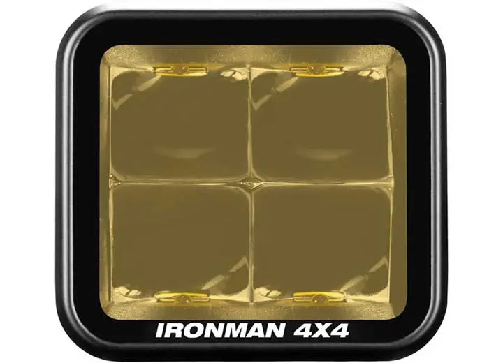 20W Amber Spot Beam LED Cube Light Kit - 2.8 Inch Ironman 4x4