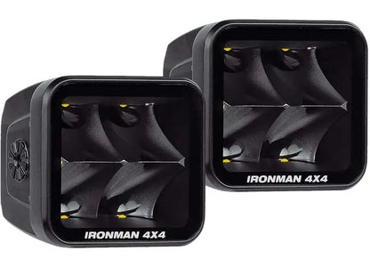 20W Clear Spot Beam LED Cube Light Kit - 2.8 Inch Ironman 4x4