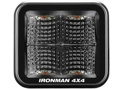Ironman 4x4 - 20W Red LED Cube Light with Flood Beam - 2.8 Inch