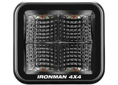 20W Red LED Cube Light with Flood Beam - 2.8 Inch Ironman 4x4
