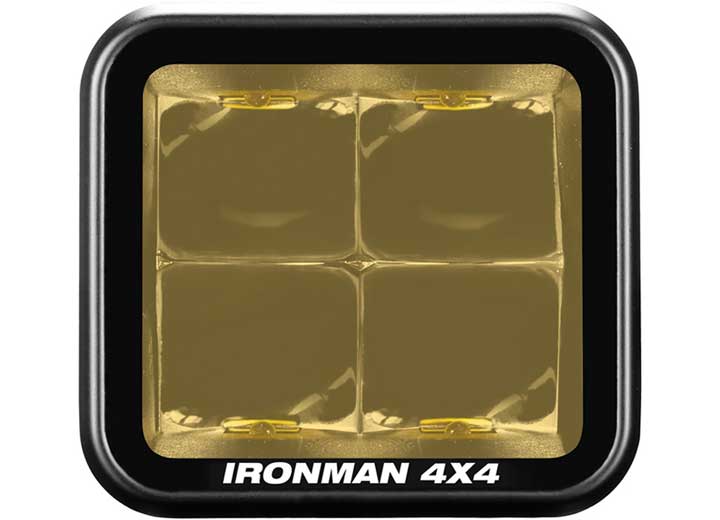 Ironman 4x4 - 20W Amber Spot Beam LED Cube Light Kit - 2.8 Inch
