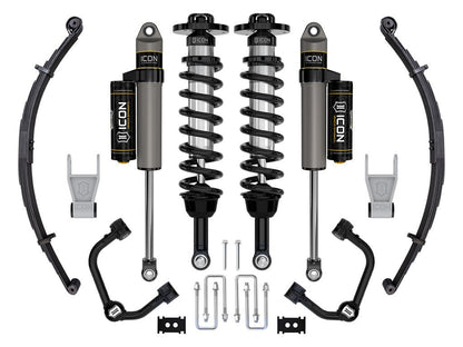 ICON Vehicle Dynamics - 21 - 24 FORD F150 TREMOR 4WD 2.5 - 3" STAGE 2 SUSPENSION SYS TUBULAR UCA / LEAF PACK