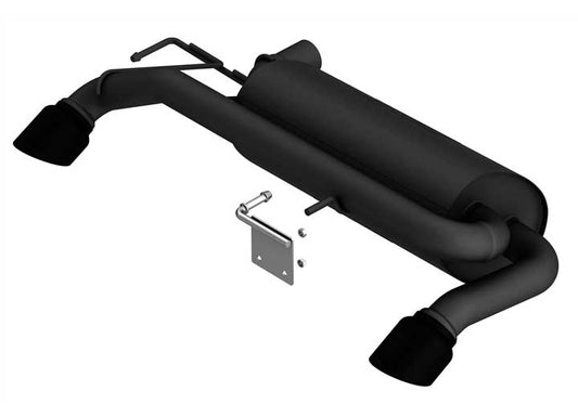 21-C BRONCO 2.7L V6 AXLE-BACK ATAK EXHAUST SYSTEM W/BLACK TIPS