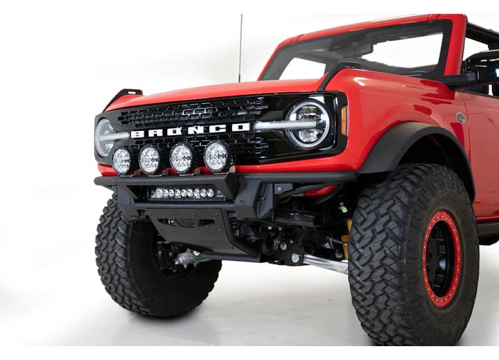 21-C BRONCO BOLT ON FRONT BUMPER W MOUNTS BLACK