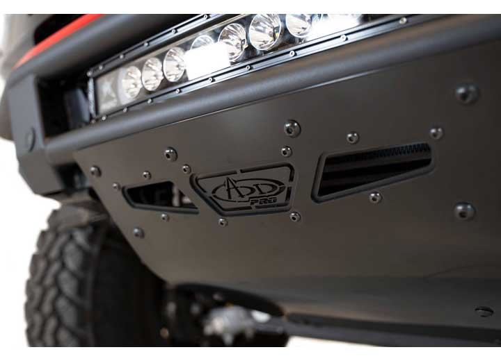 21-C BRONCO BOLT ON FRONT BUMPER W MOUNTS BLACK