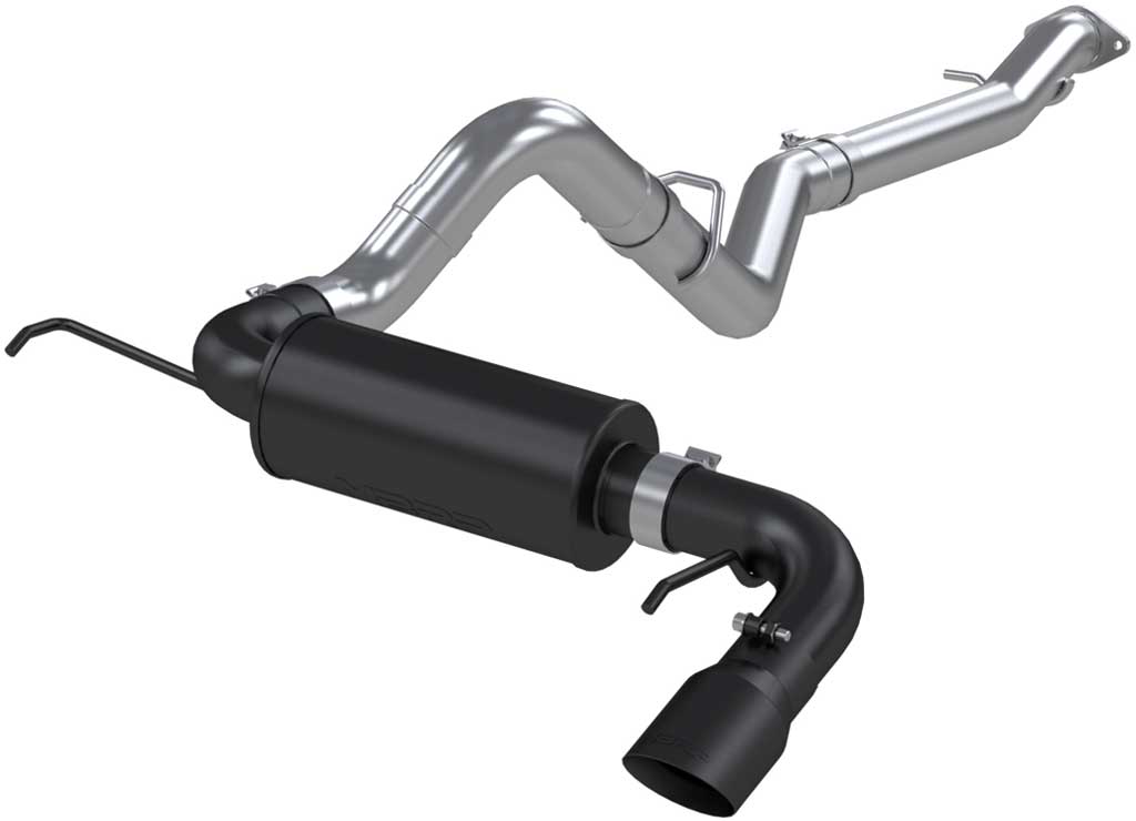 21-C BRONCO ECOBOOST 3-INCH CAT-BACK EXHAUST WITH SINGLE REAR EXIT - BLACK FINISH MBRP, Inc.