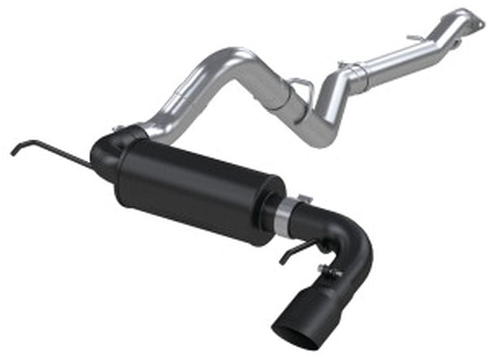 21-C BRONCO ECOBOOST 3-INCH CAT-BACK EXHAUST WITH SINGLE REAR EXIT - BLACK FINISH