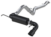 21-C BRONCO ECOBOOST 3-INCH CAT-BACK EXHAUST WITH SINGLE REAR EXIT - BLACK FINISH