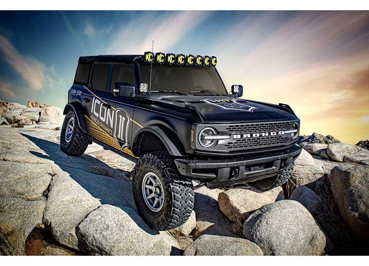 Icon Vehicle Dynamics - 21 - C Bronco Non - SASQ Stage 5 3 - 4in Lift Suspension System – Heavy - Duty Billet Upgrade