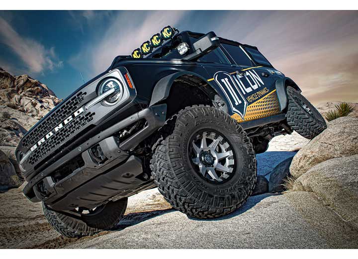 Icon Vehicle Dynamics - 21 - C Bronco Non - SASQ Stage 5 3 - 4in Lift Suspension System – Heavy - Duty Billet Upgrade