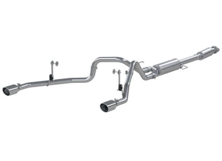 21-C F-150 Cat-Back Dual Split Rear Exhaust System for 2.7L/3.5L EcoBoost & 5.0L Engines