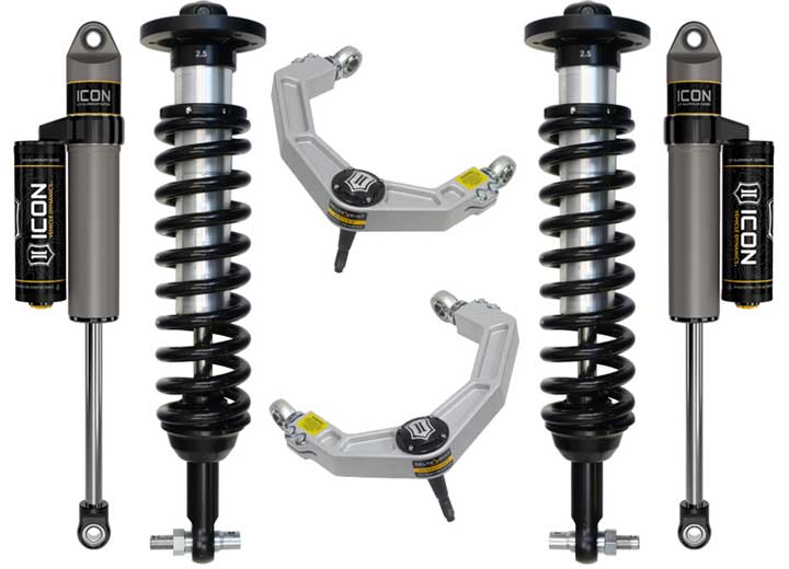 2021 Ford F150 4WD Stage 3 Suspension Upgrade with Billet Upper Control Arms - 0-2.75 Inch Lift