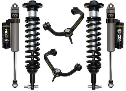 2021 Ford F150 4WD Stage 3 Suspension System with Tubular Upper Control Arms - 0-2.75" Lift