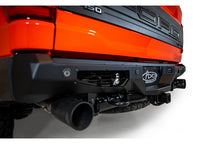 21-C F150 RAPTOR BOMBER REAR BUMPER BLACK (MOUNTS FOR 2 CUBE LIGHTS) SENSOR CUTOUTS