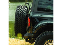 Smittybilt HD Pivot Tire Carrier - Black, 2021-2025 Ford Bronco