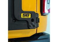 Smittybilt HD Pivot Tire Carrier - Black, 2021-2025 Ford Bronco