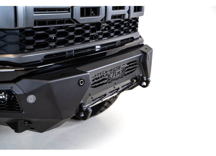 21-C FORD RAPTOR HONEYBADGER FRONT BUMPER HAMMER BLACK POWDERCOAT FINSH