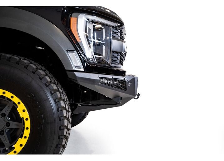 21-C FORD RAPTOR HONEYBADGER FRONT BUMPER HAMMER BLACK POWDERCOAT FINSH