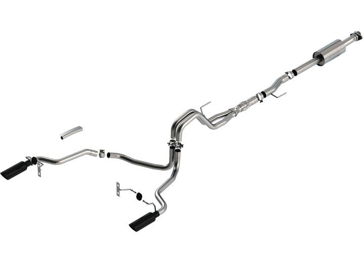 21-Current F-150 5.0L V8 4-Door Crew Cab Short Bed Cat-Back ATAK Exhaust System for Powerful Sound