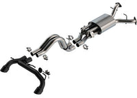 Borla Exhaust - 22 - C Bronco Raptor 3.0L Turbo Cat - Back ATAK Exhaust System With Black Exhaust Tips