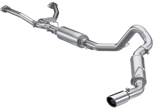 22-C TUNDRA 3.5L DUAL CAT-BACK EXHAUST SYSTEM WITH 3-INCH SINGLE SIDE EXIT