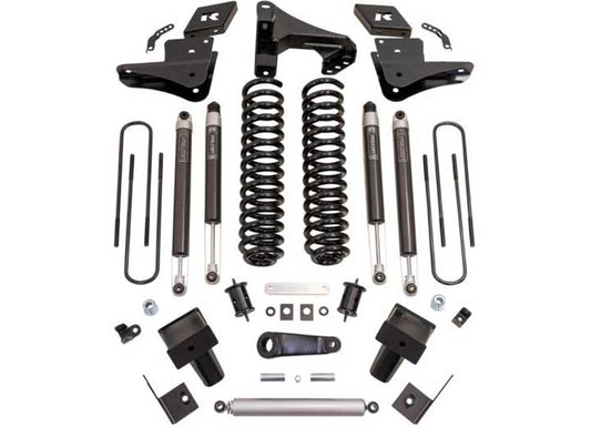 23-C FORD 4WD 6IN COIL SPRING LIFT KIT W/ FALCON 1.1 MONO SHOCKS/RADIUS DROPS/FR