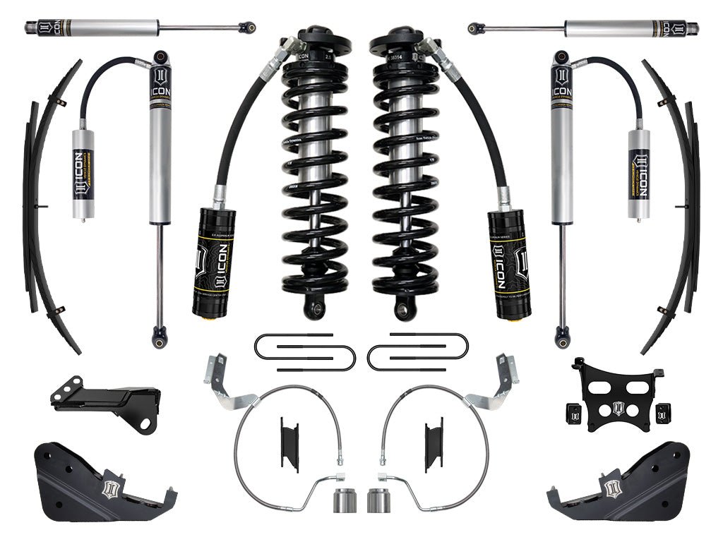 ICON Vehicle Dynamics - 23 FORD F250/F350 4 - 5.5" STAGE 2 COILOVER CONVERSION SYS W/ EXPANSION PACKS