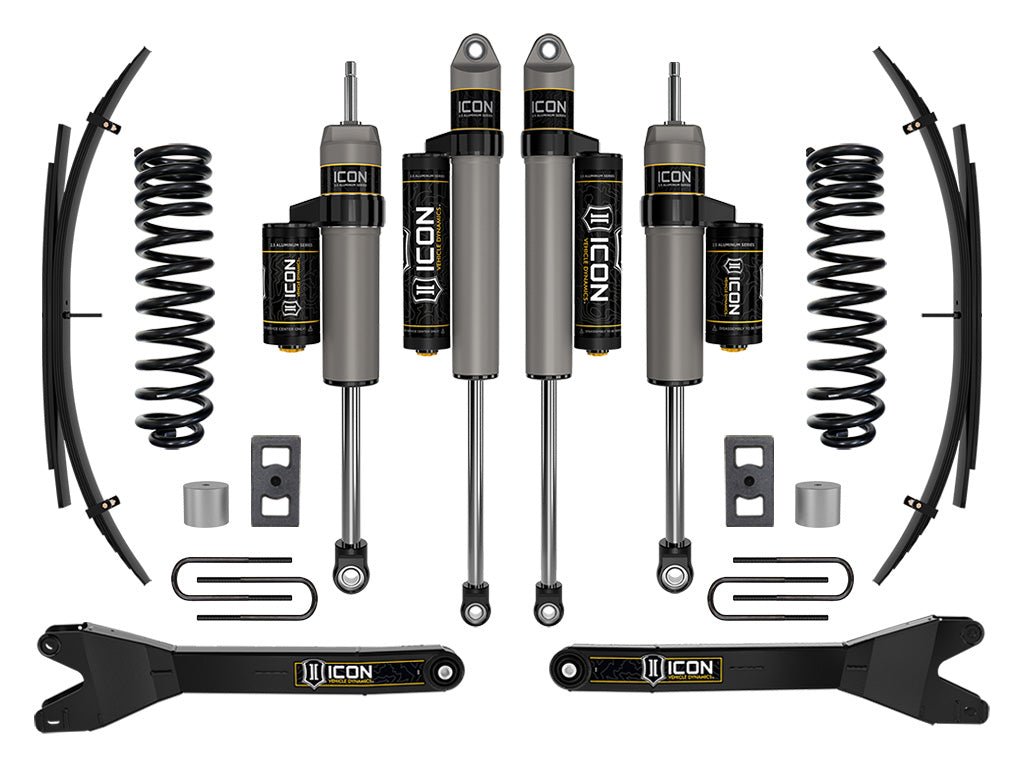 ICON Vehicle Dynamics - 23 FORD F250/F350 GAS 2.5" STAGE 2 SUSP SYS W/ RADIUS ARMS/EXPANSION PACK