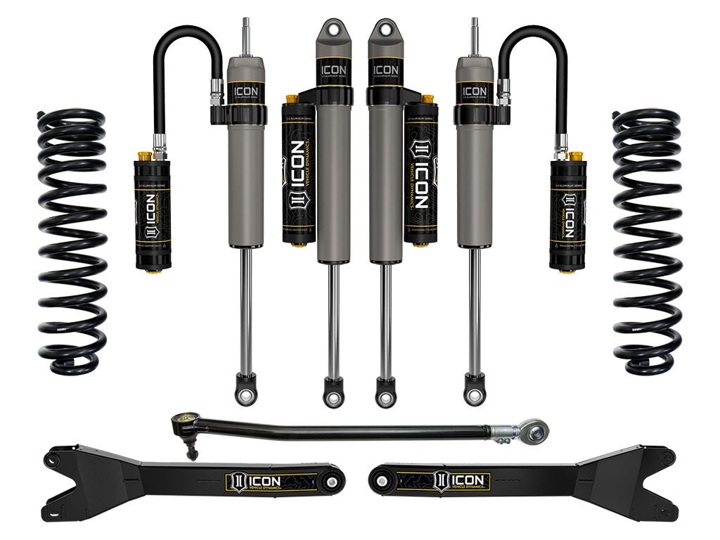 ICON Vehicle Dynamics - 23 FORD F250/F350 GAS 2.5" STAGE 4 SUSPENSION SYSTEM W/ RADIUS ARMS