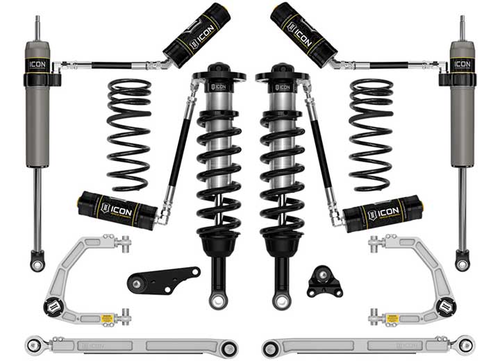 Tacoma Stage 7 Billet Suspension System with Adjustable Multirate Springs (1.25-3in Lift)