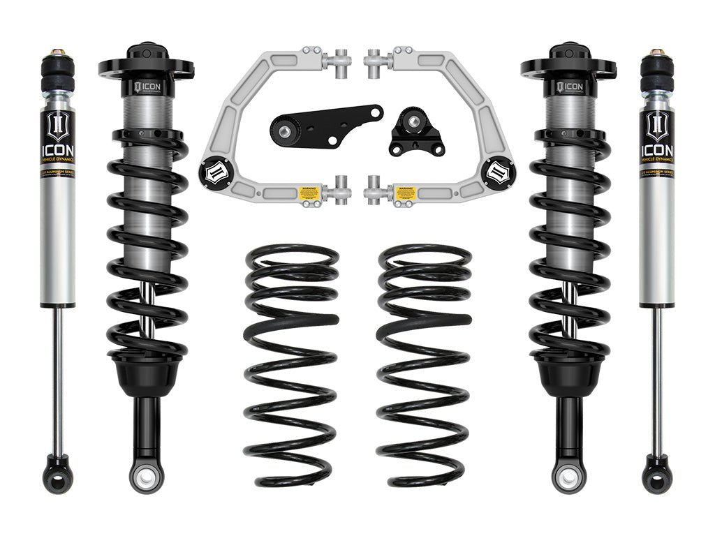 ICON Vehicle Dynamics - 24 TACOMA 1.25 - 3" STAGE 2 SUSPENSION SYSTEM BILLET WITH TRIPLE RATE SPRING