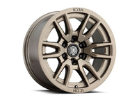 ICON Alloys Vector 6 Bronze 17x8.5 Wheel 6x5.5 Bolt Pattern 0mm Offset Icon Vehicle Dynamics