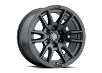 ICON ALLOYS VECTOR 6 SAT BLK Wheels - 17x8.5 - 6x5.5 - 0mm Offset