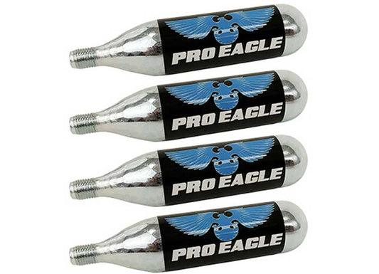 25 GRAM CO2 CARTRIDGE BOX OF 4 Pro Eagle Jack/Austin International