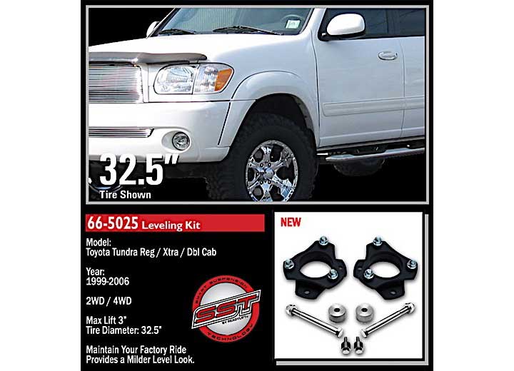 2.5IN FRONT LEVEL KIT 99-06 TOYOTA TUNDRA