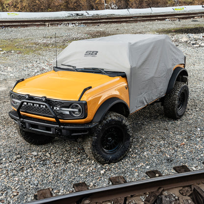 Smittybilt 2081 Cab Cover w/ Door Flaps Gray (21+ Bronco 4-Door)