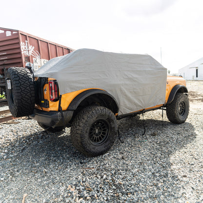 Smittybilt 2081 Cab Cover w/ Door Flaps Gray (21+ Bronco 4-Door) - view 2