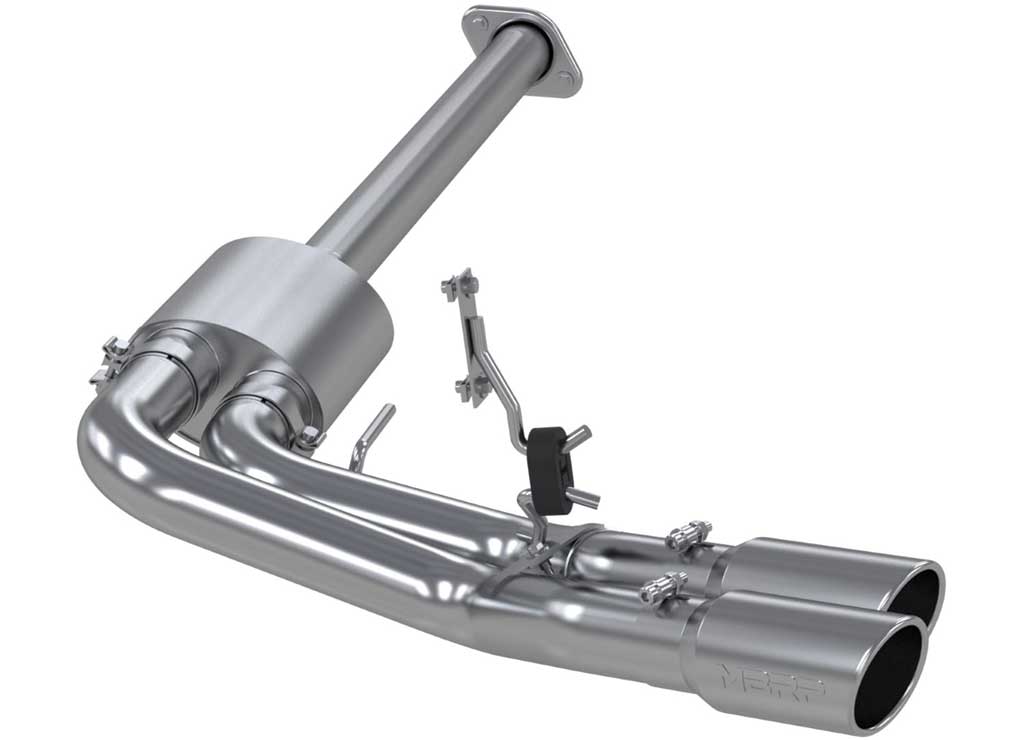 3" Cat Back Exhaust System for 2015-2017 F150 - Single Side Dual Outlet