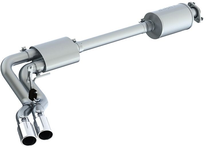 3-Inch T409 Cat Back Exhaust System for 15-C F150 (No Standard Cab Short Box) with Pre-Axle Dual Outlets - Street Version